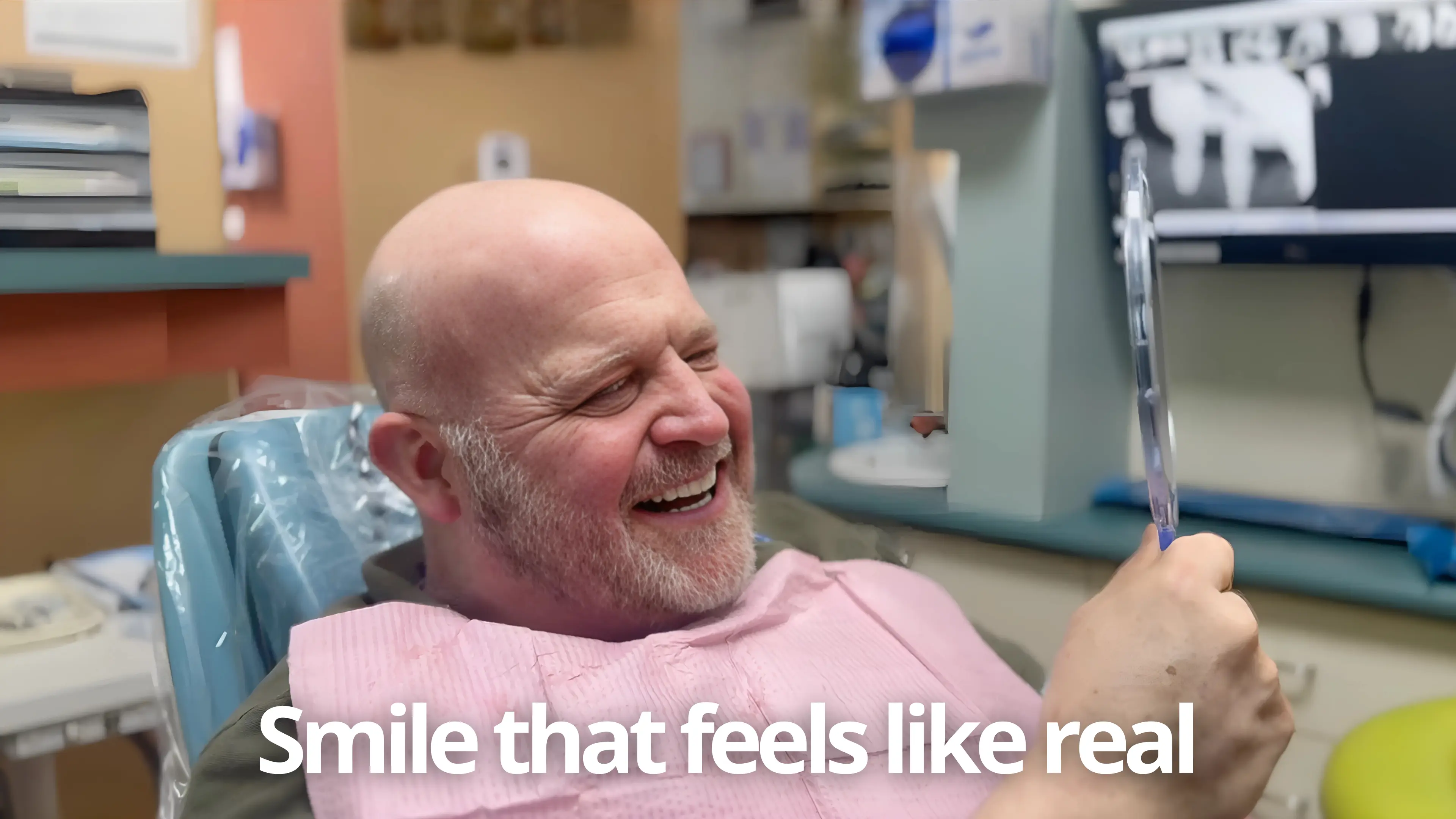 Patient consulting with implant specialist at Center for Implant Dentistry